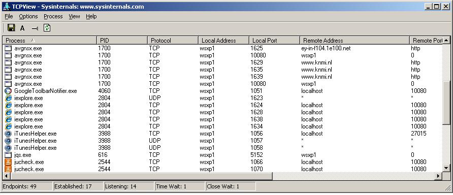 weird ips in tcpview system process weird ips in tcpview system process